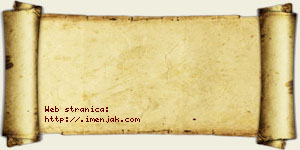 Janko Blažević vizit kartica